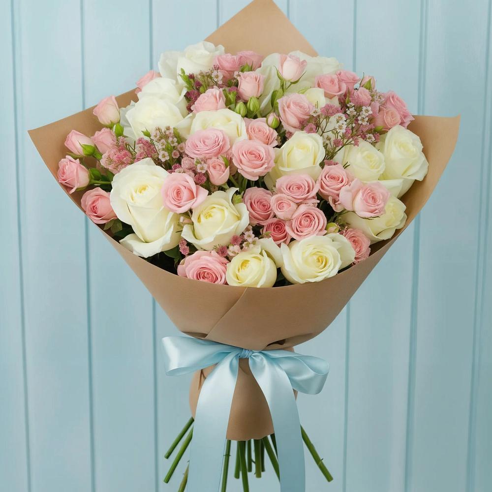 Букет цветов из: Розы в Пречистое