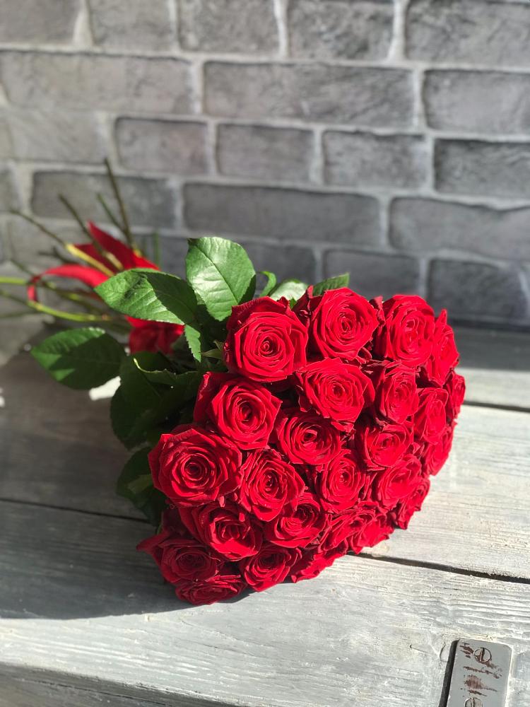 Букет Красные розы Фридом в Пречистое