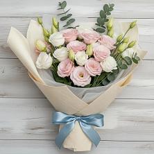 Букет цветов из:  Лизиантусы в Пречистое