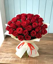 Букет 29 Красных роз в Пречистое