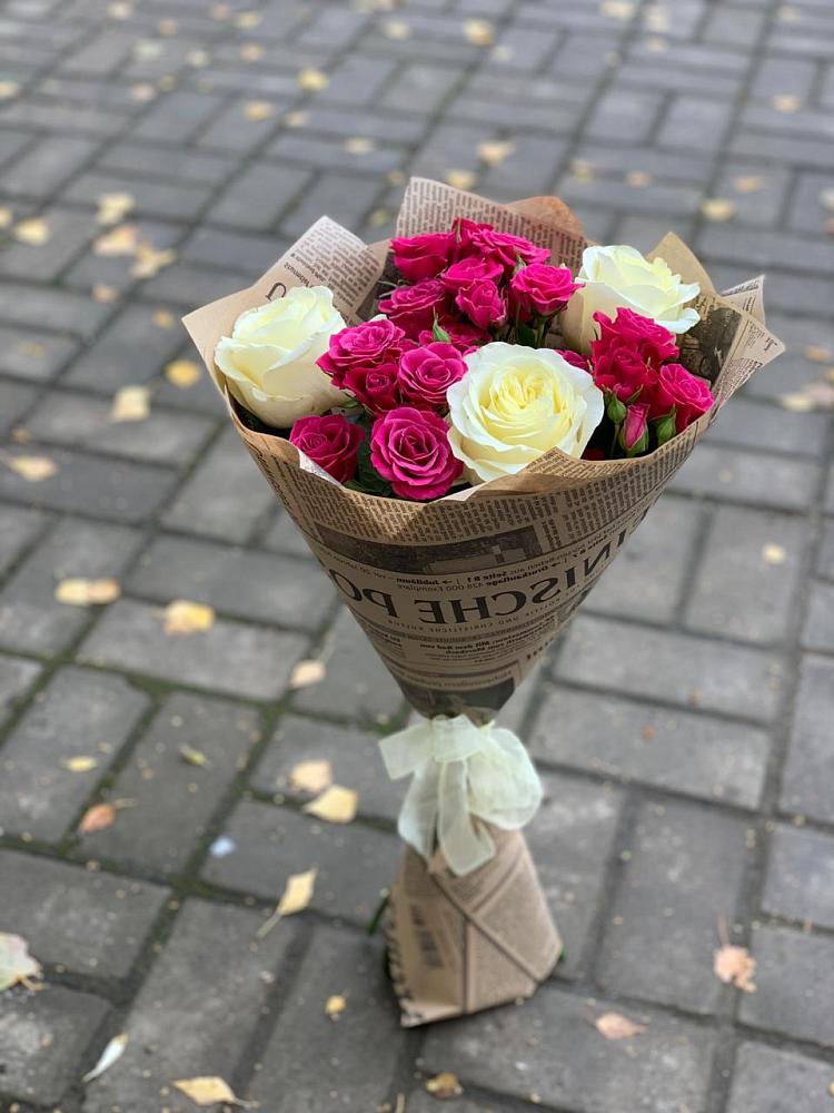 Букет цветов из: Розы в Пречистое