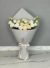 Букет цветов из:  Розы и Лизиантусы в Пречистое